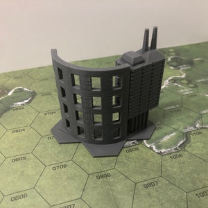 Dropship Deflector Tower - Mapscale Buildings compatible with Battletech / American Mecha