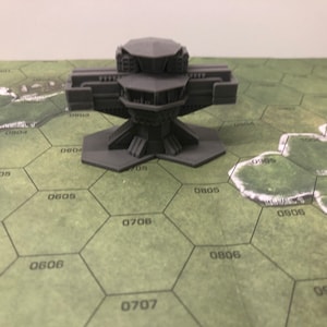 Spaceport Control Tower - Mapscale Buildings compatible with Battletech / American Mecha