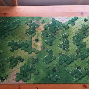 Hills for Grasslands C Battlemat | 3D-Printed Terrain compatible with BT / American Mecha