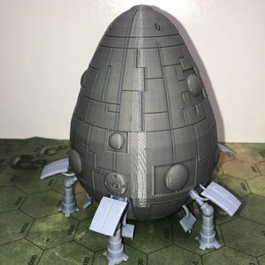 Overlaird (Classic) - Landkartenspeer Militär Dropship | Kompatibel mitBattletech / American Mecha