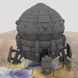 Unison (Nuseen) - Mapscale Dropship | American Mecha | Compatible with BT and other 6mm Tabletop Wargames