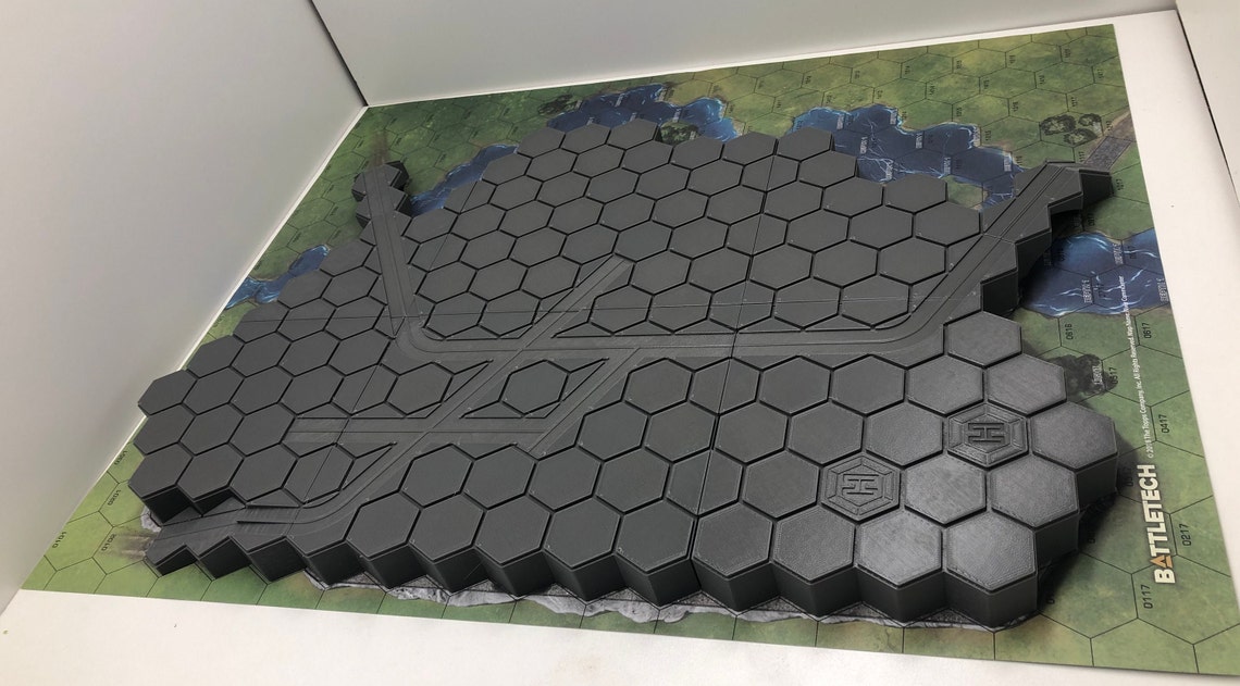 BATTLETECH TERRAIN 3D Printed Hills River Commcenter - Etsy Australia