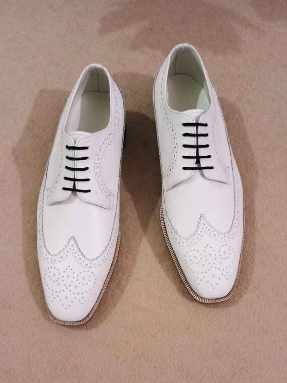 Scarpe Derby Uomo In Pelle Bianca | Formali, Ufficio, Matrimonio, Comode E Eleganti