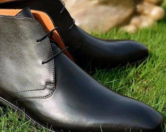 Men Dress Boots - Etsy Australia