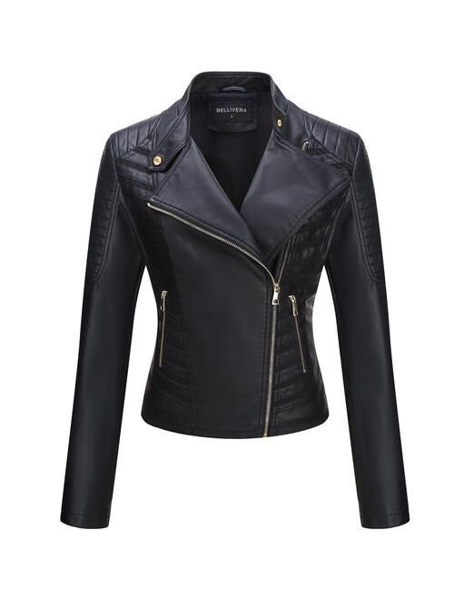 Womens Black Leather Jacket - Etsy Singapore