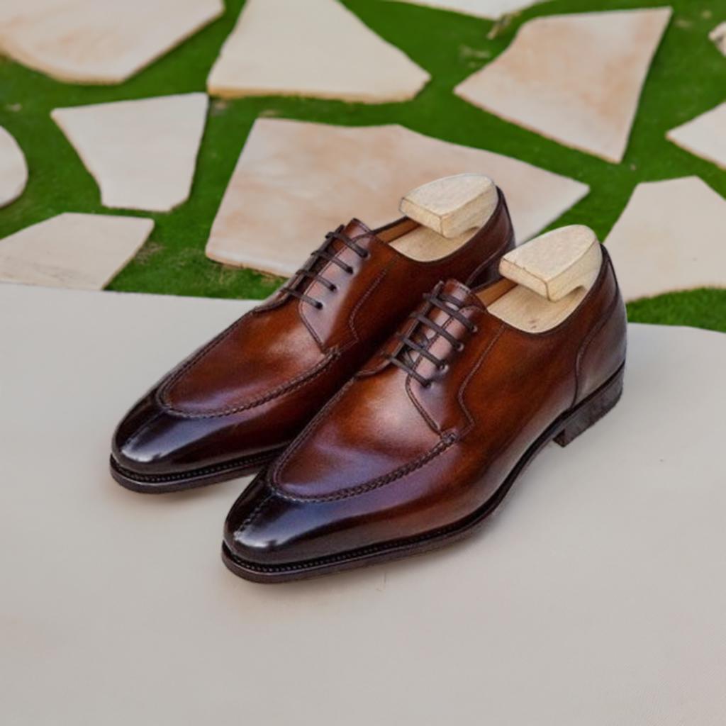 Men's Bespoke Brown Derby Shoes