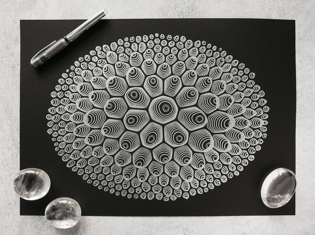 Coral Contours 2 Original Generative Art Plotter Art A3 - Etsy
