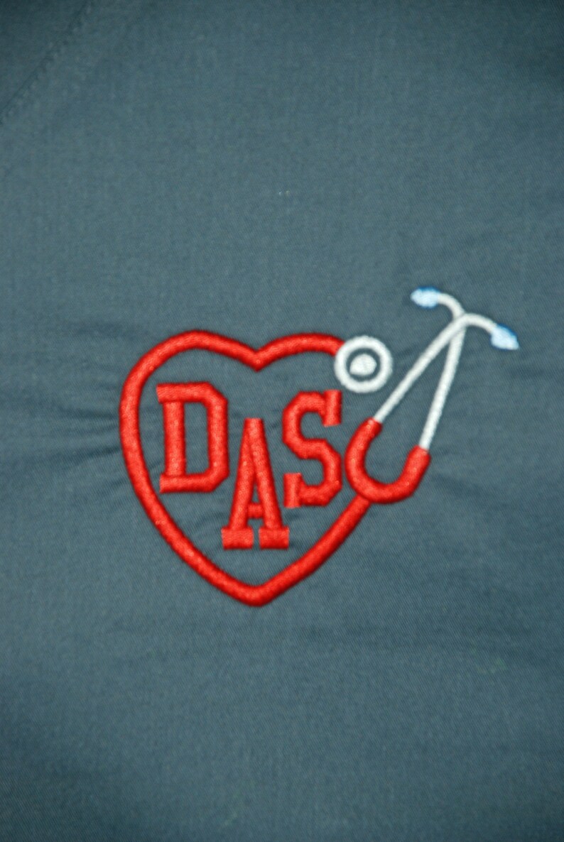 Embroidered Personalized Scrub Top, Nurses Scrub Top Personalized