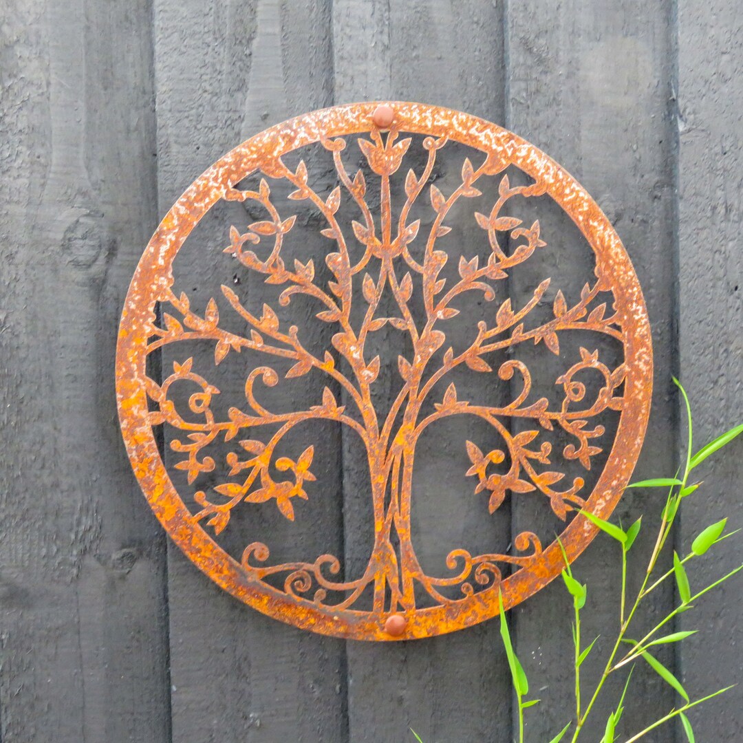 Tree of Life Wall Art, Tree of Life, Rusty Metal Tree of Life, Garden