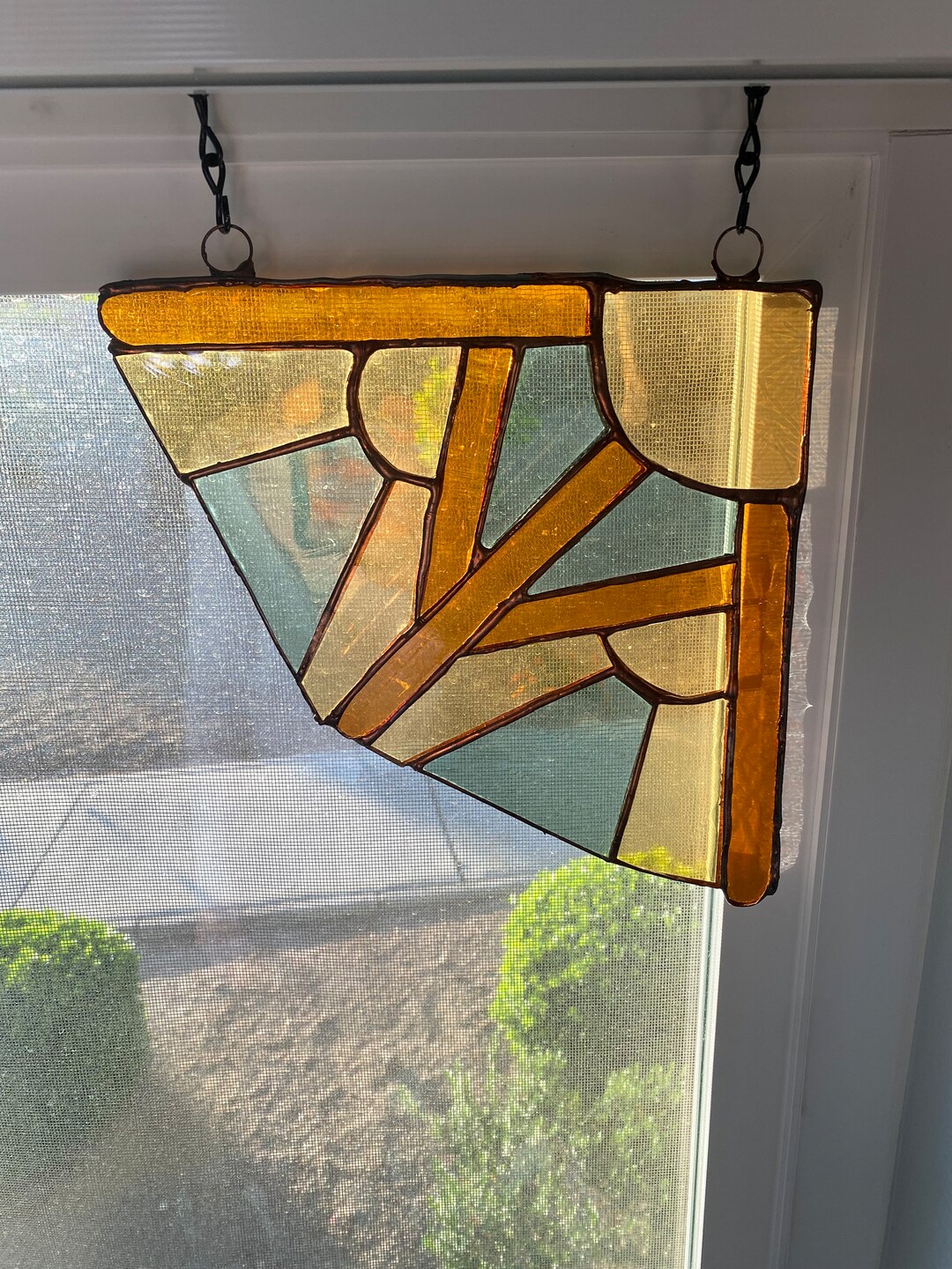 Stained Glass Window Corner Etsy