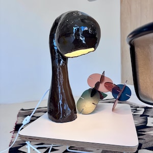 Hestian Light Series by Studio Chora, Table Lamp, Coffee or Brown Color, Made-To-Order