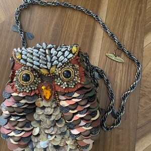 Mary frances owl purse hotsell