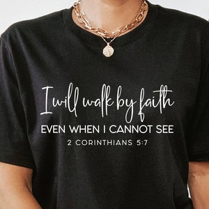 I will walk by faith Svg, Bible Verse Svg, Scripture Quotes Svg, Faith Verse Svg, Christian Svg, Religious Svg, Faith Quotes Svg