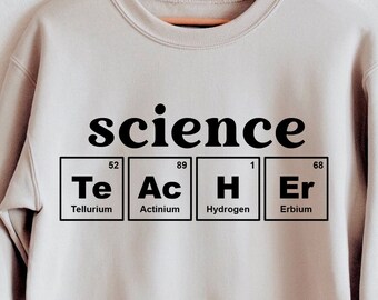 Science Teacher Periodic Table SVG PNG EPS (Digital Download)