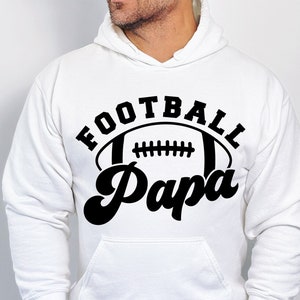 Voetbal Papa Svg, Game Day Dad Svg, Leuk cadeau voor Papa Svg, Dad Shirt Svg, Papa Shirt Png, Favoriete voetballer Svg Png Eps, Cricut