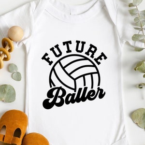 Future Baller Svg, Siatkówka Svg, Siatkówka Baby Shower, Siatkówka Ciąża Zapowiedź Svg, Cricut Cut File, Sublimacja Png