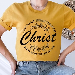 I Can Do All Things Through Christ Who Strengthens Me SVG, Bible Verse SVG, Christian Quote SVG, Scripture Svg, Cricut, Cut Files, Svg Png