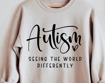 Autism Seeing the World Differently SVG: Be Kind Quote (Instant Download)
