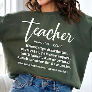 Lustiger Lehrer Definition SVG, Erzieher Leben Png, Lehrer Wertschätzung SVG, Einzigartiges Geschenk für Lehrer, Cricut & Sublimation Png