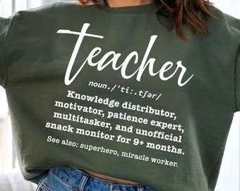 Funny Teacher Definition Svg, Educator Life Png, Teacher Appreciation Svg, Unique Gift for Teachers, Cricut & Sublimation Png