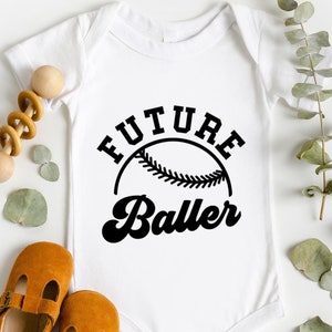 Futuro jugador de béisbol Svg, Svg de béisbol de softbol, Baby Shower de softbol, Svg de anuncio de embarazo de béisbol, Archivo de corte Cricut, Sublimación Png