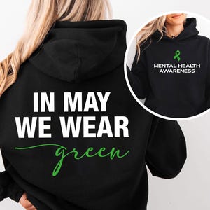 In May We Wear Green Svg Png, Mental Health Awareness Svg, Green Ribbon Support Sublimation Png, May Green Shirt Svg File, Cricut