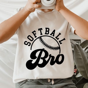 Softball Bro Svg, Softball Brother Shirt Cut Files, Softball Bro Shirt Svgs, Softball Season Svg Png Eps, Cricut