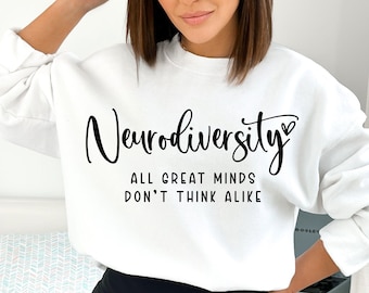 Neurodiversity Svg, all great minds don't think alike, Neurodivergent Svg, Autism Svg, Cut File for Cricut, Svg Png Eps