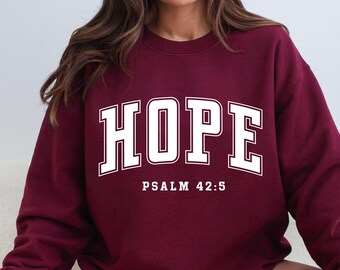 Hoop Psalm 42:5 Svg, Christelijke Svg, Inspirerende Svg, Motiverende Svg, Kerk Svg, Schrift Svg, Geloof Svg Cut File, Silhouet Png