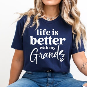 A vida é melhor com meus avós Svg, camisa da avó Svg, presente de dia das mães Svg, avó Svg, mãe Svg, arquivo de corte para Cricut, silhueta