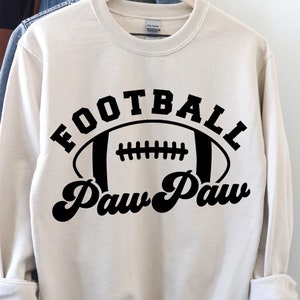 Voetbal Pawpaw Svg, Game Day Svg, leuk cadeau voor Pawpaw, voetbal vader Shirt Svg, Pawpaw Shirt Png, favoriete voetballer Svg, Cricut Cut