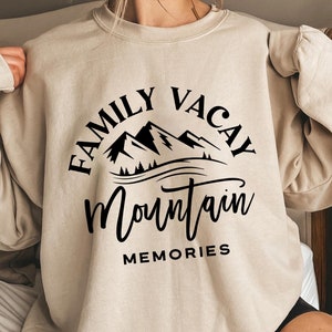 Family Vacay Mountain Memories Svg, bijpassende familie Svg, familievakantie Shirts Svg, bijpassende familievakantie Svg, Cricut, sublimatie png