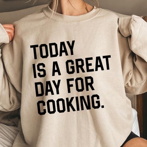 Aujourd'hui est un grand jour pour cuisiner Svg, motivation cuisine citation Svg pour Cricut, cuisine sublimation Png, cuisine chemise Svg, fichier Svg chef