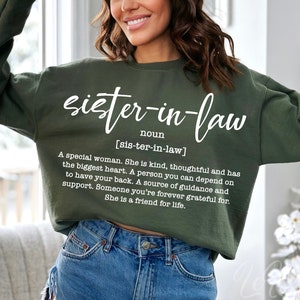 Belle-soeur définition Svg, cadeau d'anniversaire Svg Eps Png, fichier de coupe Cricut, Silhouette, sublimation
