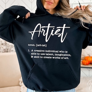 Définition de l'artiste Svg, Svg des amateurs d'art, Svg de chemise d'artiste, fichier de coupe Cricut, Sublimation
