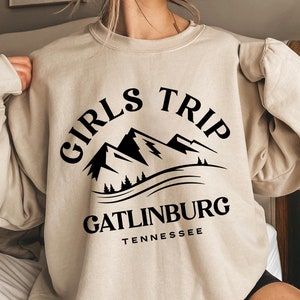 Gatlinburg Girls Trip Svg, Mountain Girls Weekend, Tennessee Svg, Bachelorette Svg, bijpassende familie Shirt Svg, Cricut Cut, sublimatie Png