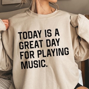 Today Is a Great Day for Playing Music Svg, Motivational Quote Svg for Cricut, Music Lover Sublimation Png, Musician Shirt Svg, Guitar Svg