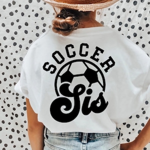 Fußball Sis svg, Fußball Schwester svg, Fußball svg, Spieltag svg, Fußballfamilie svg, Fußball Schwester Eisen auf Png, Cricut Cut Datei