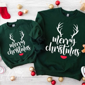 Frohe Weihnachten svg, passende Familie Rentier svg, Weihnachten svg, passendes Shirt svg, Weihnachtsfeier svg, Noel Geschenk für Familie, Png, Cricut