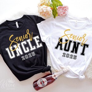 Senior Onkel 2025 Senior Tante 2025 Bundle, Klasse von 2025 SVG, Abschlussfeier SVG, Grad 2025 svg, Senior 2025 svg, Cricut, Sublimation Png