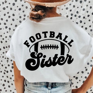 Fußball-Schwester-Svg, Fußball-Schwester-Svg, größter Fan-Shirt-Svg, Spieltag-Svg, Cricut-Schnittdatei, Sublimation-Png