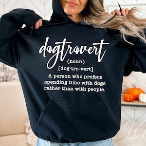Dogtrovert definitie Svg, hond citaat Svg, hond moeder Svg, gesneden bestanden voor Cricut, sublimatie png