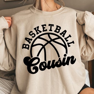 Primo de basquete Svg, Camisa de basquete Svg, Primo orgulhoso e alto Svg, Esse é meu primo lá fora Svg, Family Basketball Svg Png Eps, Cricut