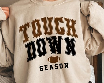 Touchdown Season SVG, Football Mom PNG, Game Day Shirt (Digital Download)