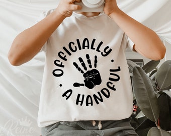 Oficialmente un puñado de SVG, quinto cumpleaños SVG, camiseta de fiesta de quinto cumpleaños, regalo de cumpleaños para niños, camiseta para niños SVG PNG EPS, archivos SVG para Cricut