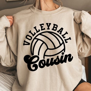 Primo de Voleibol Svg, Voleibol Svg, Maior Torcedor, Camisa de Voleibol Svg, Dia de Jogo Svg para Cricut & Silhouette, Png
