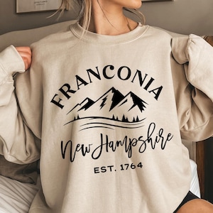 Franken, New Hampshire, Weißen Berge Png Eps, Berglandschaft Design, Cricut Cut Datei, Sublimation Png, Outdoor Abenteuer