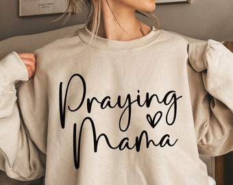 Praying Mama Svg: Christian Mom Shirt Design (Digital Download)
