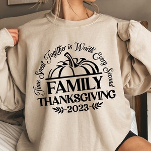 Family Thanksgiving 2023 SVG, Family Thanksgiving Svg, Thanksgiving Matching Family Shirts, Png, Svg Files for Cricut