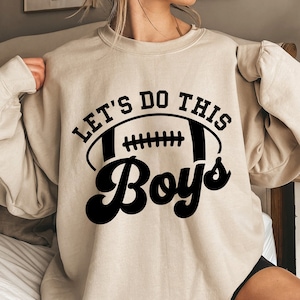 Lass uns dies Jungen Fußball-Svg, Fußball-Shirt-Svg, Spieltag-Svg, Mädchen-Fußball-Svg, Fußball-Mama-Svg-Datei für Cricut, Png, Eps
